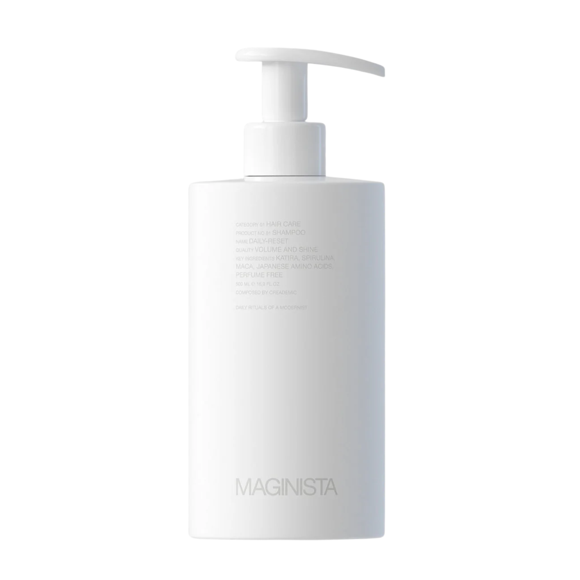 Maginista Daily Reset Shampoo Fragrance Free 500ml