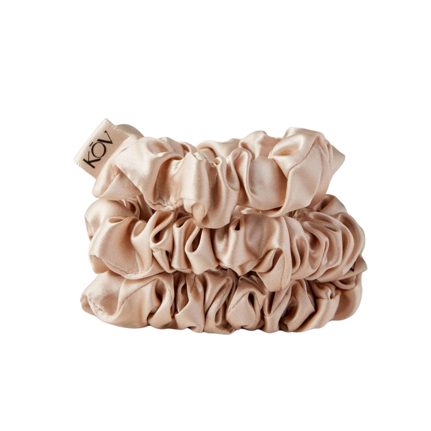 KŌV Silk Hair Scrunchie Trio