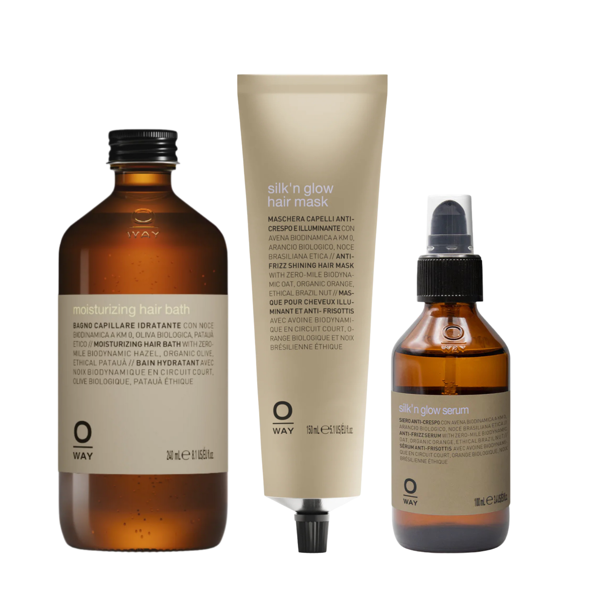 OWAY Anti-Frizz Routine