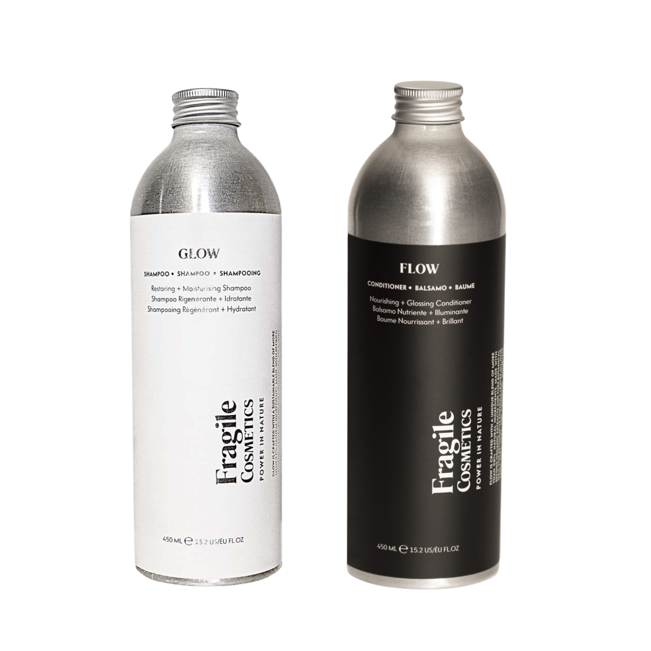 Fragile Glow + Flow Shampoo & Conditioner 450ml