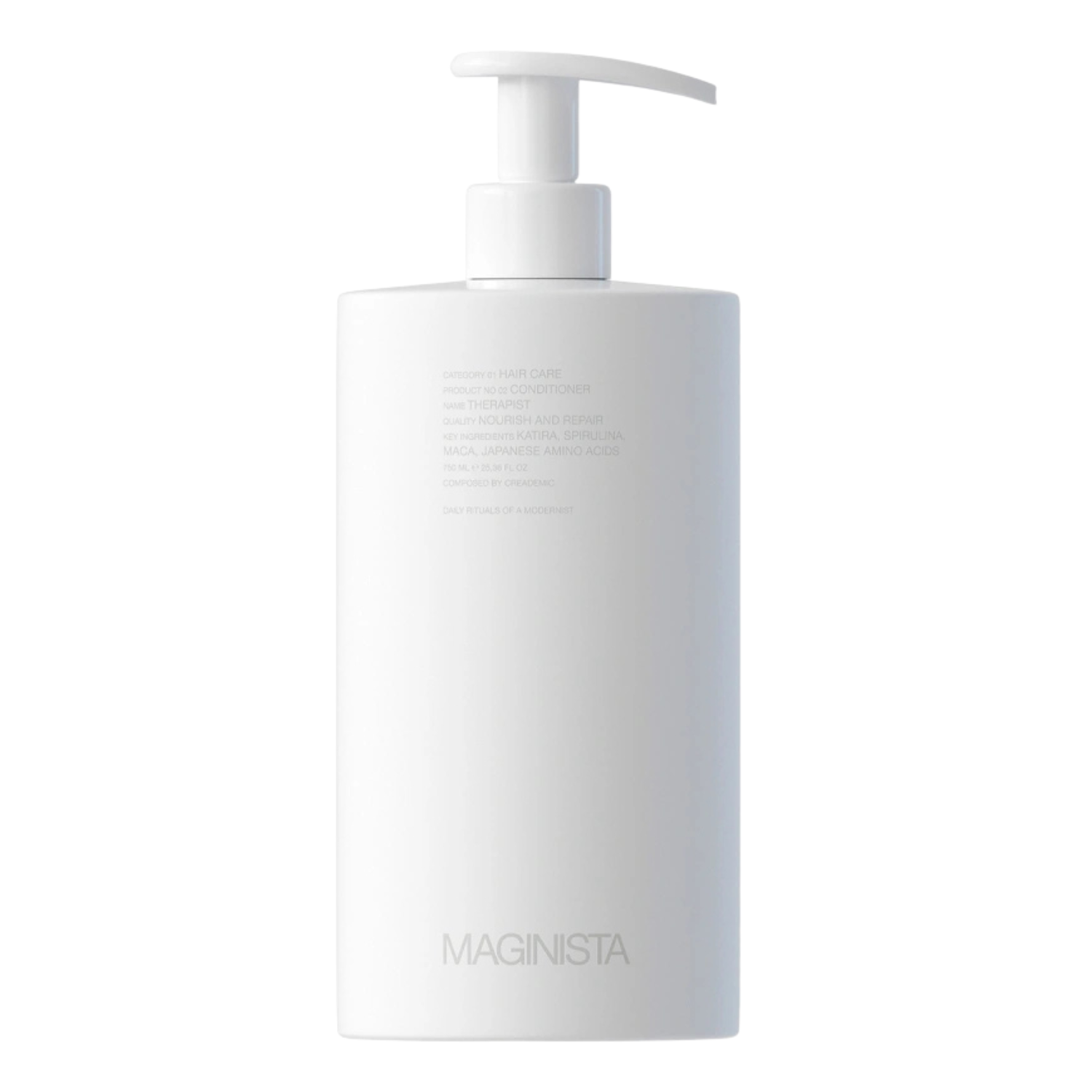 Maginista Therapist Conditioner Fragrance Free 750ml