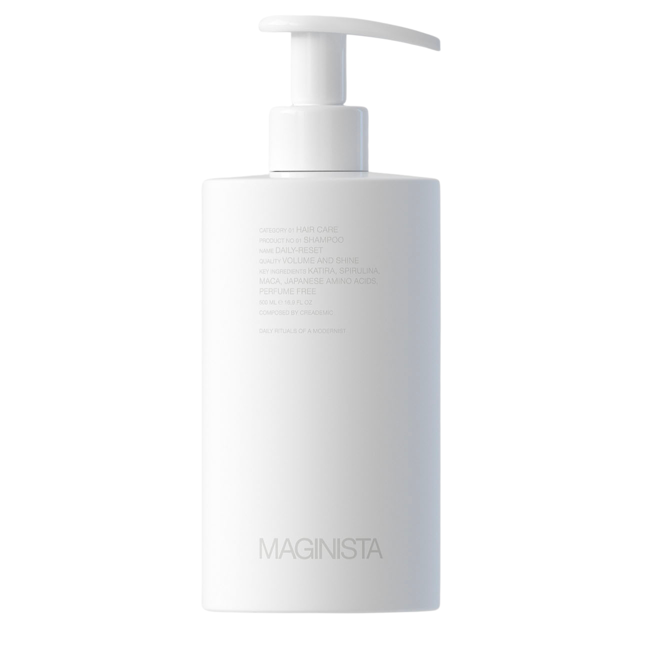 Maginista Daily Reset Shampoo Fragrance Free 500ml